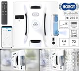 Sichler Haushaltsgeräte Fensterputzroboter: HOBOT-298 Profi-Fensterputz-Roboter mit Sprüh-Funktion, App-Steuerung (Sichler Fensterputzroboter) - 4